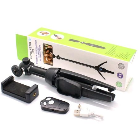 Штатив тринга трипод Селфи палка с пультом Yung Feng H8 - BT