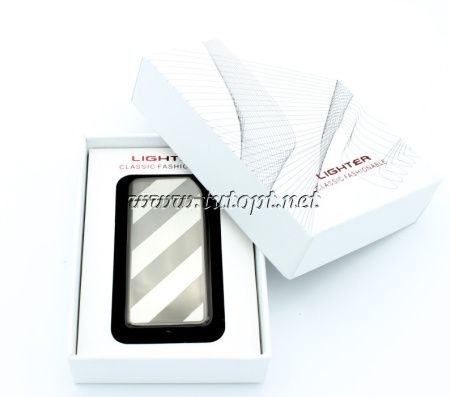 USB зажигалка плазменная электроимпульсная Полосатая