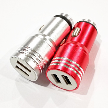 Автомобильное зарядное устройство USB x 2 A-01 Input - DC 12V Hummer, 4666 Автомобильное зарядное устройство USB x 2 A-01 Input - DC 12V Hummer, 4666