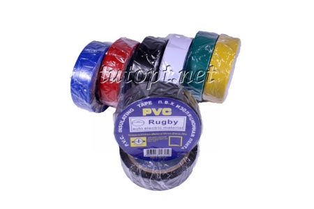 Изолента  Rugby / PVC / 10м ассорти (реальный метраж меньше)