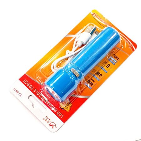 Ручной фонарь Yajia YJ-8931, Аккумулятор, MicroUSB, 1LED Ручной фонарь Yajia YJ-8931, Аккумулятор, MicroUSB, 1LED