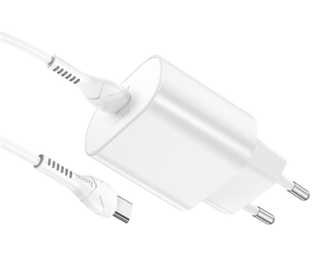 СЗУ Сетевое Зарядное Устройство Hoco N22, быстрая зарядка 25W, Type-C - Type-C