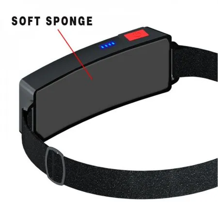 Налобный фонарь Bailong BL-F007, WD163, COB, USB, 8130