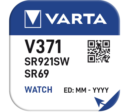Батарейка Varta V371, SR920SW, D371, SR69, RW315
