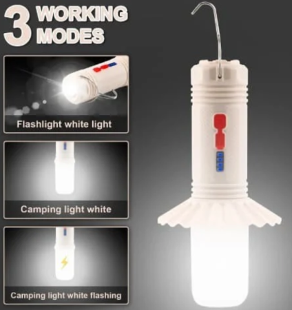 Фонарь для кемпинга PL-423, JB-968W, аккумулятор, ЗУ Type-C