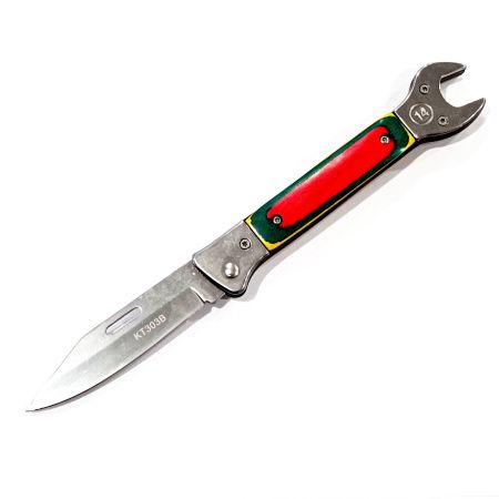 Нож складной маленький БЛИСТЕР "Ключ на 14" Xuan KT303 / 21см
