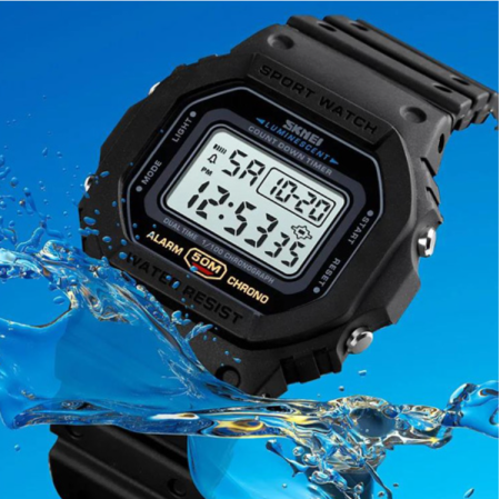 Часы наручные SKMEI 1628BKWT, BLACK-WHITE, 10257