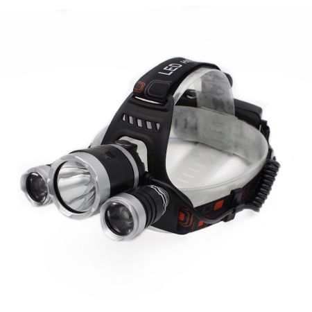 Налобный фонарь BORUIT RJ3000, Акк., T6 LED, автомобильная зарядка