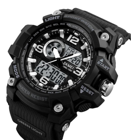 Часы наручные SKMEI 1283BK, BLACK, 11376 Часы наручные SKMEI 1283BK, BLACK, 11376