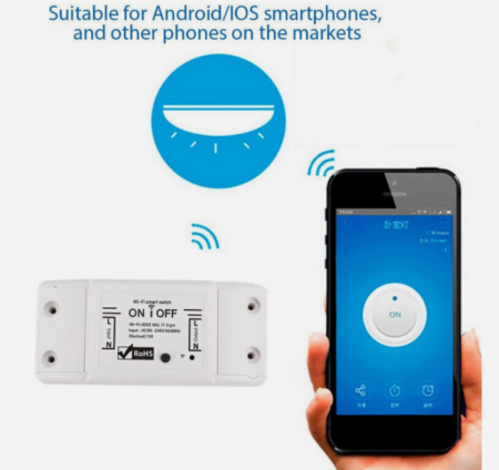 Умное Wi-Fi реле Smart Home 10A, 4982 Умное Wi-Fi реле Smart Home 10A, 4982