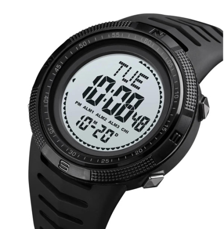 Часы наручные SKMEI 2147BKWT, BLACK-WHITE, Compass, 10322