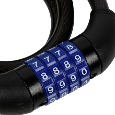 Велосипедный замок кодовый 12*80см VL36886