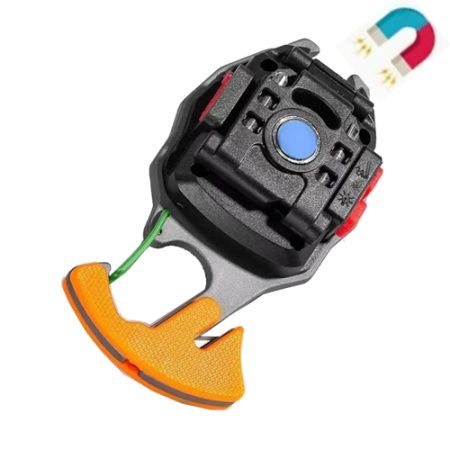 Фонарь для кемпинга W5147, PL409-COB, Белый, Жёлтый, Красный, multitool, Li-Ion, магнит, карабин