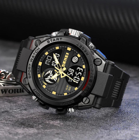 Часы наручные SKMEI 2031BKGD, BLACK/GOLD, 10290 Часы наручные SKMEI 2031BKGD, BLACK/GOLD, 10290