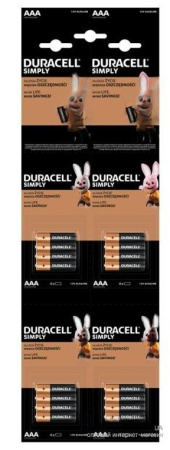 Батарейка Duracell LR3/AAA 20шт
