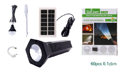 Фонарь для кемпинга CL-039, solar, лампочка