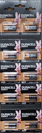Батарейка Duracell LR3/AAA 20шт