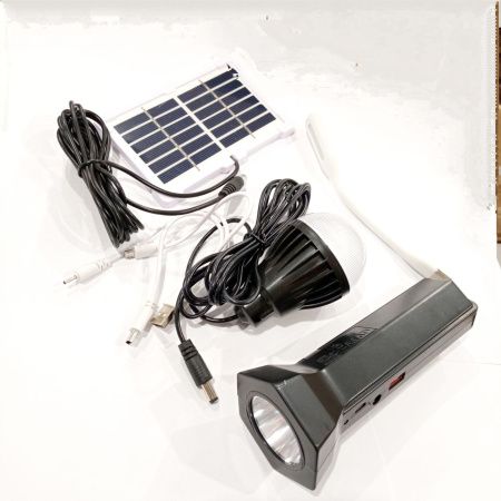 Фонарь для кемпинга CL-039, solar, лампочка