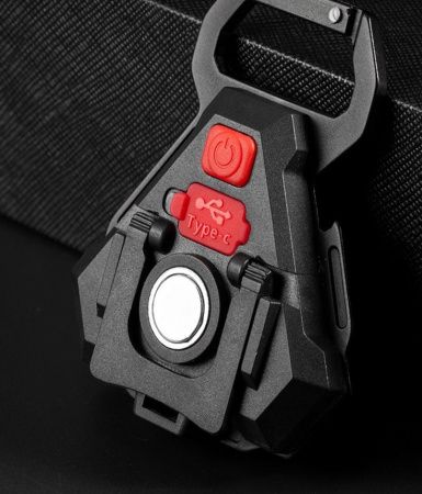 Фонарь для кемпинга PL-413 COB ,белый, красный, type-c, магнит, карабин, 5128 Фонарь для кемпинга PL-413 COB ,белый, красный, type-c, магнит, карабин, 5128
