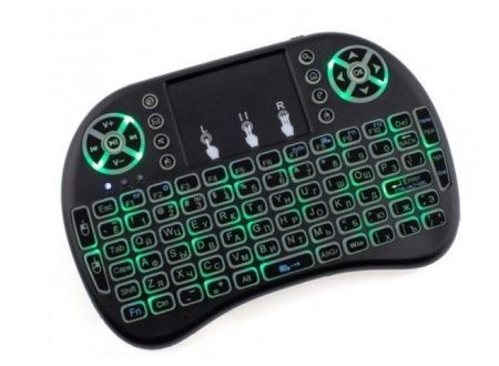 Беспроводная Клавиатура KEYBOARD wireless MWK08/i8 с подсветкой для смартфонов и Smart TV /4467
