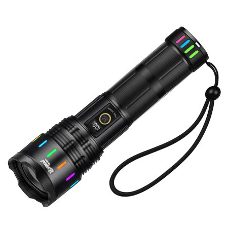 Ручной фонарь YEMAO YM-G646, 4000LM, 60W LED, 1*451350 аккум, TYPE-C 