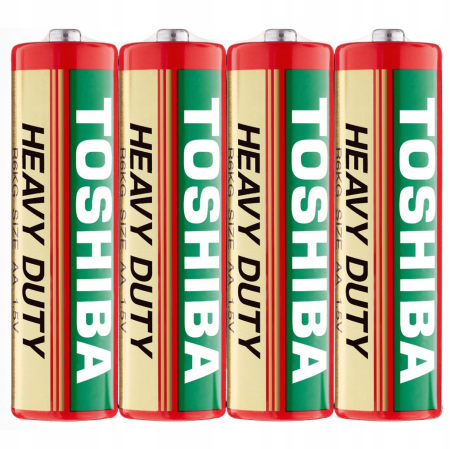 Батарейка Toshiba R3/AAA, DUTY HEAVY, красная