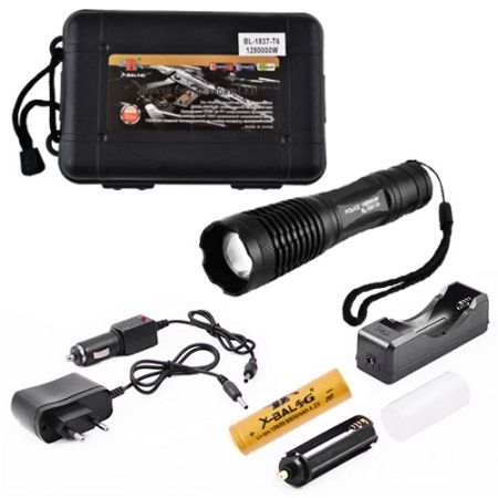 Ручной фонарь Police BL-1837-T6, Li-ion 18650, 1хCree XM-L, Zoom