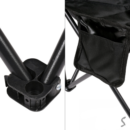 Кресло раскладное "Паук" S 33*33*52см MH-5558B-S Чёрный