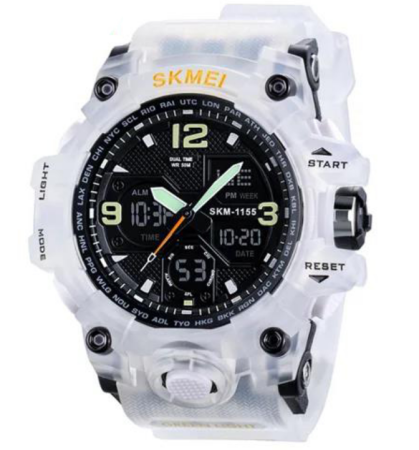 Часы наручные SKMEI 1155BWT, WHITE, 9735