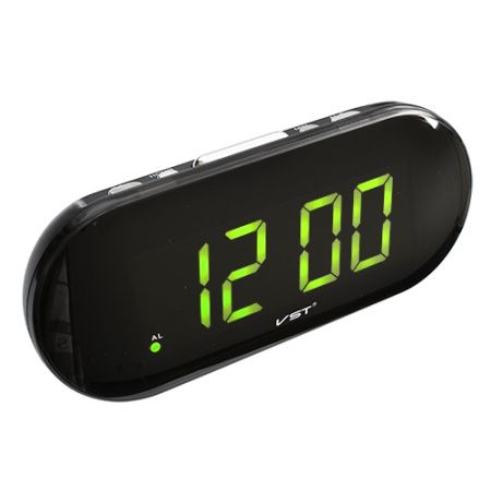 Часы электронные VST-717-4 салатовые, USB