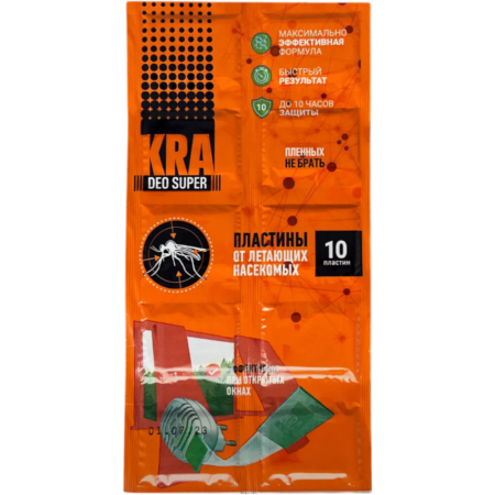  KRA DEO пластины от комаров 10шт.