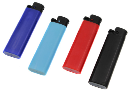 Зажигалка газовая карманная разных цветов KUMAR