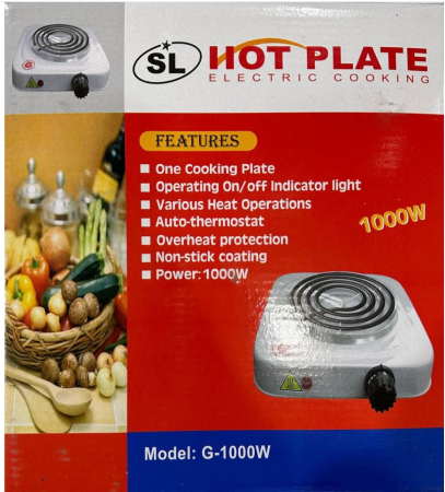 Электроплита Hot Plate G-1000W спиральная 
