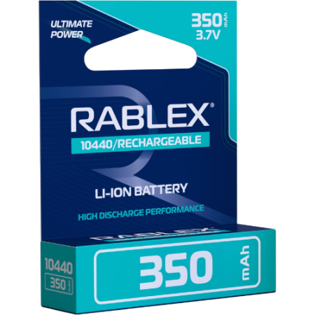 Аккумулятор Rablex 10440, 350mAh Li-ION 3.7v 