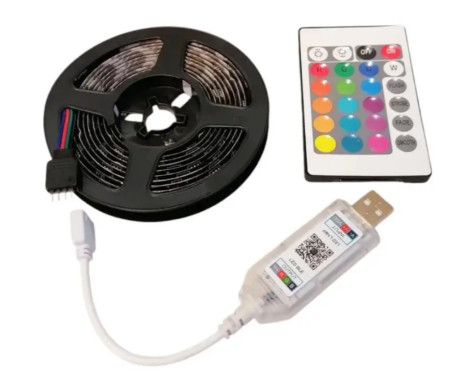 Лента светодиодная 2м, USB, 10008