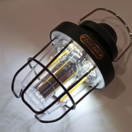 Фонарь для кемпинга RB720, белый, жёлтый, индикатор заряда, регулятор, аккумулятор, type-c