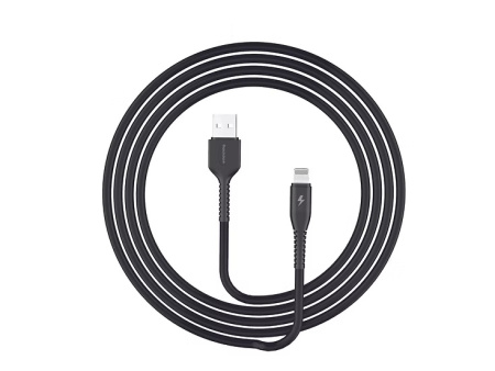 Кабель Reddax RDX-400 MicroUSB (1м, быстрая зарядка, TPE), Black