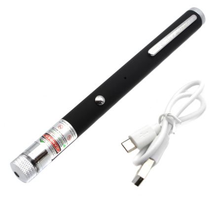 Лазерная указка аккумуляторная Li-ion, MicroUSB, 1153