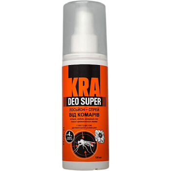 KRA DEO спрей від комарів 100 мл (10 % DEET)