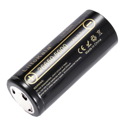 Аккумулятор LiitoKala 26650 50A-JT Li-ion 5000mAh