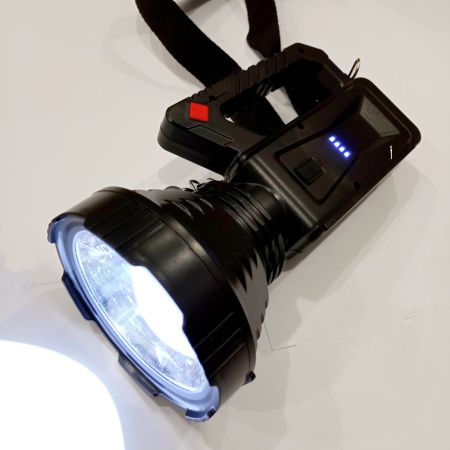 Ручной фонарь TY-832T, Аккумулятор, Боковая подсветка, Солнечная панель, microUSB