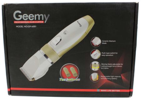 Машинка для стрижки Geemy GM-6001 (керамика)