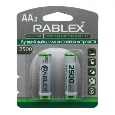 Аккумулятор Rablex HR6/AA Ni-MH 2500mAh 1.2V 1 шт.