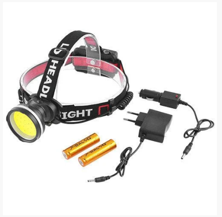 Налобный фонарь X-Balog BL-T931-T6, Акк., COB
