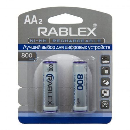 Аккумулятор Rablex HR6/AA Ni-MH 800mAh 1.2V 1 шт.