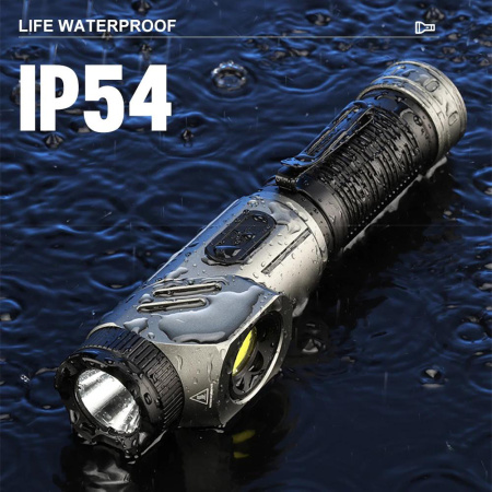 Ручной фонарь YEMAO YM-F303X, 1600LM, 2x21700 аккум, TYPE-C