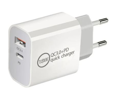 СЗУ Сетевое зарядное устройство USB x 1 PD x 1 A113 QC3.0 20W