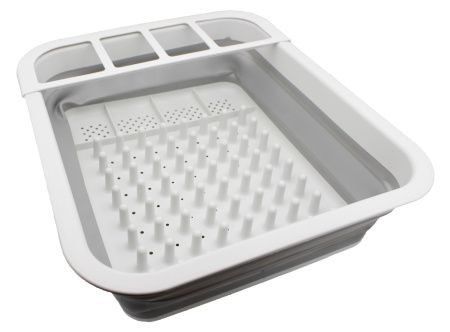 Сушилка-поддон для посуды складная силиконовая / 7180