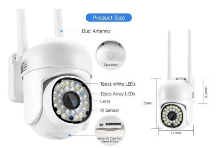 Камера видеонаблюдения V60 TUYA (50)i / 4MP / Wi Fi  / 8762