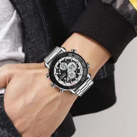 Часы наручные SKMEI 1636SIWT, SILVER-SILVER, 10246